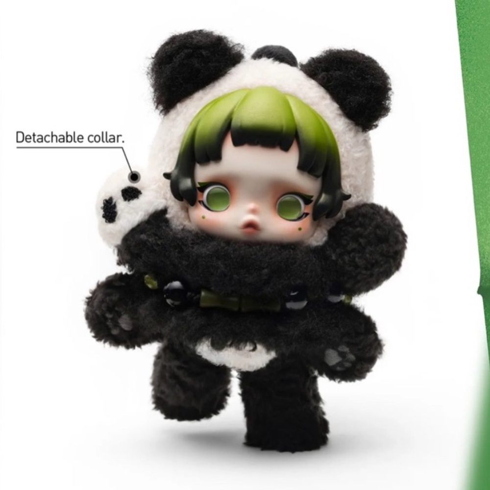 Skullpanda Lazy Panda Plush Doll Pendant LIMITED EDITION NEW - Picture 6 of 10